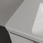 Villeroy & Boch Subway 3.0 Mobile lavabo 100 cm, con 1 foro per rubinetto, con troppopieno - vista tecnica