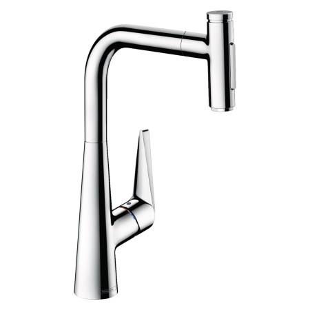 hansgrohe Talis Select M51 Miscelatore monocomando per cucina 300, doccetta estraibile, 2 getti