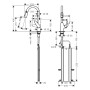 hansgrohe Focus M42 Miscelatore monocomando da cucina 220, doccetta estraibile, 2 getti, sBox - vista dettagliata