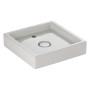 Duravit Starck 1 Vasque à poser 47 cm brossée, 1 trou de robinet percé dans la vasque