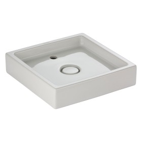 Duravit Starck 1 Vasque à poser 47 cm brossée, 1 trou de robinet percé dans la vasque