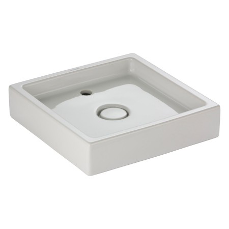 Duravit Starck 1 Vasque à poser 47 cm brossée, 1 trou de robinet percé dans la vasque