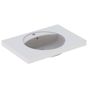 Geberit Preciosa 80 x 55 cm avec trou de robinet et trop-plein