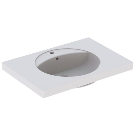 Geberit Preciosa 80 x 55 cm avec trou de robinet et trop-plein