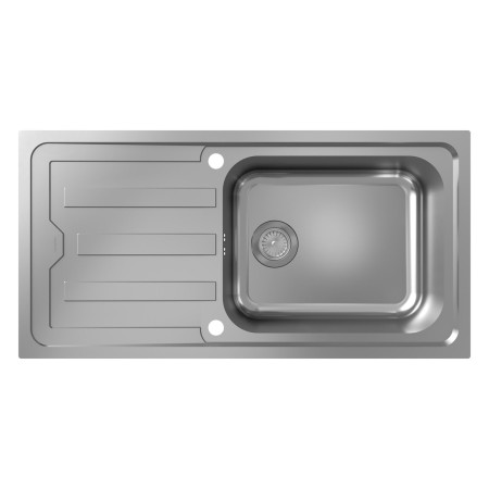 Lavello incasso hansgrohe S44 S440-F500 100 500 con gocciolatoio e sifone automatico