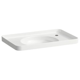 Évier encastrable LAUFEN Val 55 x 36 cm avec trou de robinet à droite, sans trop-plein