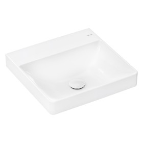 Lavabo da appoggio hansgrohe Xelu Q 50 x 48 cm grezzo, senza foro per rubinetto