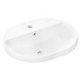 Lavabo da incasso hansgrohe Xuniva U 55 x 45 cm, con 1 foro per rubinetto e troppo pieno, con SmartClean - vista dettagliata