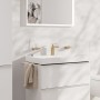 Robinet de lavabo monocommande hansgrohe Tecturis E 110 CoolStart économie d'eau+ sans vidage - vue détaillée