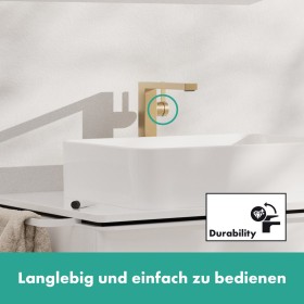 hansgrohe Tecturis E Einhebel-Waschtischarmatur 240 Fine CoolStart wassersparend+ für Aufsatzwaschtische ohne Ablaufgarnitur