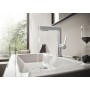 Robinetterie de lavabo monocommande hansgrohe Finoris 230 avec douchette extractible, 2 types de jets - vue détaillée