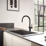 hansgrohe Talis M54 Miscelatore monocomando per cucina 220, valvola di arresto dell'apparecchio, 1getto - vista dettagliata