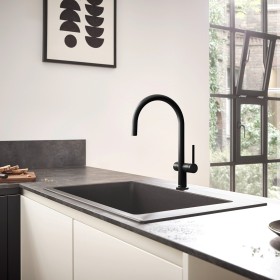 hansgrohe Talis M54 Miscelatore monocomando per cucina 220, valvola di arresto dell'apparecchio, 1getto