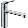 Rubinetto monocomando per cucina hansgrohe Focus M42 120, bassa pressione, scaldabagno aperto, 1jet