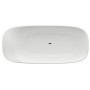 Vasca da bagno ovale autoportante LAUFEN INO 180 x 80 cm - vista tecnica