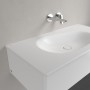 Villeroy & Boch Antao Schrankwaschtisch 100 x 50 cm, ohne Überlauf und ohne Hahnloch - technische Ansicht