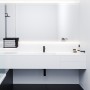 Rubinetto per lavabo hansgrohe Vernis Shape 100 con tappo a tirante - vista tecnica