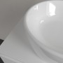 Villeroy & Boch Architectura Lavabo d'appoggio Ovale 60 x 40 x 15,5 cm, senza Troppopieno, non levigato - vista tecnica
