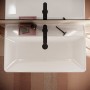 hansgrohe Xanuia Q Lavabo 800/480 con foro per rubinetto senza troppopieno, SmartClean - vista tecnica