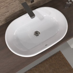 Lavabo d'appoggio ovale Villeroy & Boch Architectura 60 x 40 x 15,5 cm, senza troppopieno, non levigato