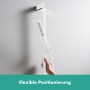 hansgrohe Unica S Puro Brausenstange 90 cm mit Easy Slide Duschkopfhalter und Duschschlauch 160 cm