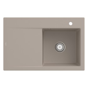 Villeroy & Boch Subway Style 45 Einbauspüle, Ablaufgarnitur mit Handbetätigung, Becken rechts