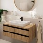 Robinetterie de lavabo hansgrohe Vernis Blend 100 sans bonde - vue détaillée