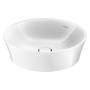 Lavabo à poser Duravit White Tulip rond 50 cm, sans trop-plein