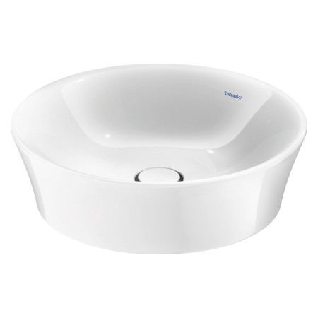 Lavabo à poser Duravit White Tulip rond 50 cm, sans trop-plein