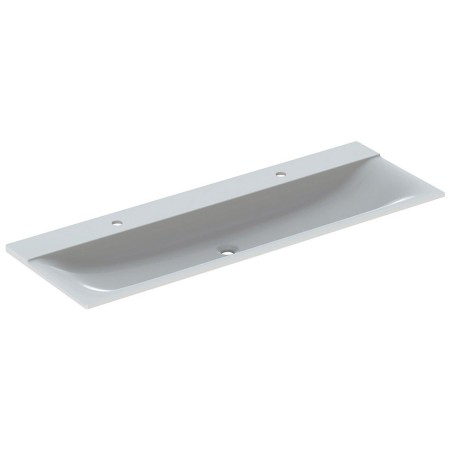 Évier-lavabo Geberit Xeno² 160 cm avec 2 trous de robinet