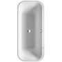 Vasca idromassaggio Duravit Happy D.2 Plus 180 x 80 cm, autoportante, con sistema Air