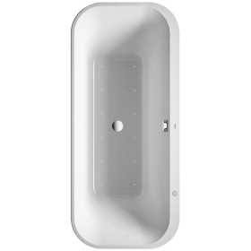 Vasca idromassaggio Duravit Happy D.2 Plus 180 x 80 cm, autoportante, con sistema Air