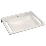 Lavabo Geberit Publica 70 x 55 cm avec 1 trou de robinet au milieu