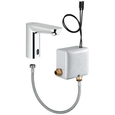Robinet de lavabo GROHE Euroeco CE sans mélange avec électronique infrarouge Powerbox