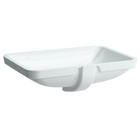 Vasque encastrée LAUFEN PRO S par le bas 59,5 cm, sans plage de robinetterie, avec trop-plein