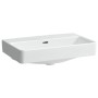 Lavabo à poser LAUFEN PRO S Compact 60 cm sans trou de robinet, avec trop-plein