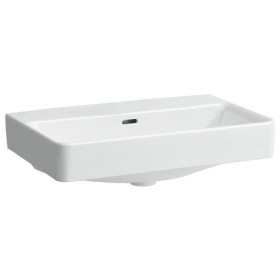 Vasque à poser LAUFEN PRO S Compact 60 cm sans trou de robinet, avec trop-plein