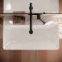 hansgrohe Xanuia Q Lavabo 800/480 senza foro per rubinetto né troppo pieno, SmartClean - vista tecnica