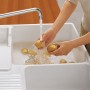 Villeroy & Boch Spülstein Doppelbecken, Ablaufgarnitur mit Excenterbetätigung - technische Ansicht