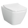WC sospeso VitrA Integra Square a scarico a pavimento con bordo di scarico chiuso - vista dettagliata