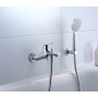 Duravit No. 1 Einhebel-Wannenmischer Aufputz - technische Ansicht