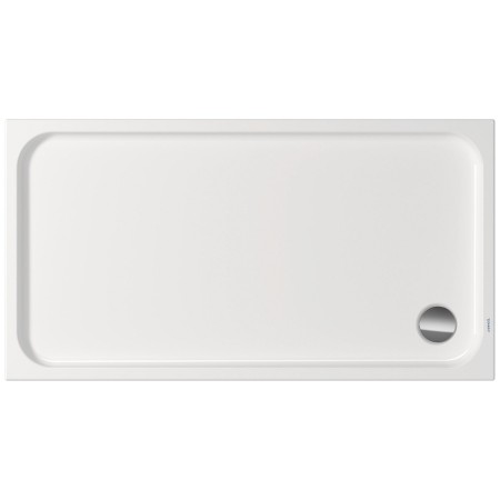 Receveur de douche rectangulaire Duravit D-Code 150 x 80 cm avec Antidérapant