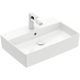 Villeroy & Boch Memento 2.0 Lavabo d'appoggio 60 cm con foro per rubinetto, con troppopieno - vista dettagliata