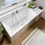 Vasca Villeroy & Boch Subway 3.0 Duo 180 x 80 cm, Combipool Comfort, Posizione 2 + SilentFlow - vista dettagliata
