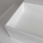 Villeroy & Boch Memento 2.0 Lavabo d'appoggio 60 cm con foro per rubinetto, con troppopieno - vista tecnica