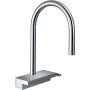 Miscelatore monocomando per cucina hansgrohe Aquno Select M81 170, doccetta estraibile, 3 getti