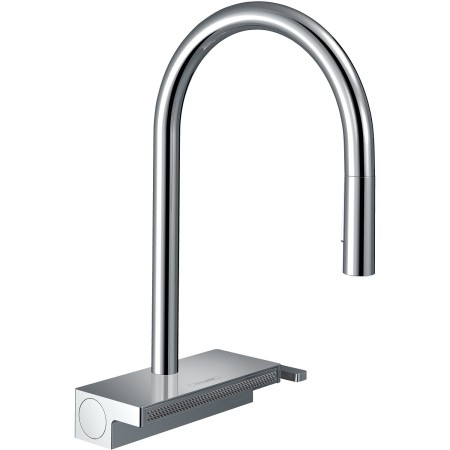 Miscelatore monocomando per cucina hansgrohe Aquno Select M81 170, doccetta estraibile, 3 getti