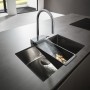 Miscelatore monocomando per cucina hansgrohe Aquno Select M81 170, doccetta estraibile, 3 getti - vista dettagliata