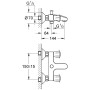 GROHE Costa Wannenbatterie - Detailansicht