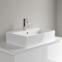 Villeroy & Boch Memento 2.0 Lavabo d'appoggio 60 cm con foro per rubinetto, con troppopieno - vista dettagliata